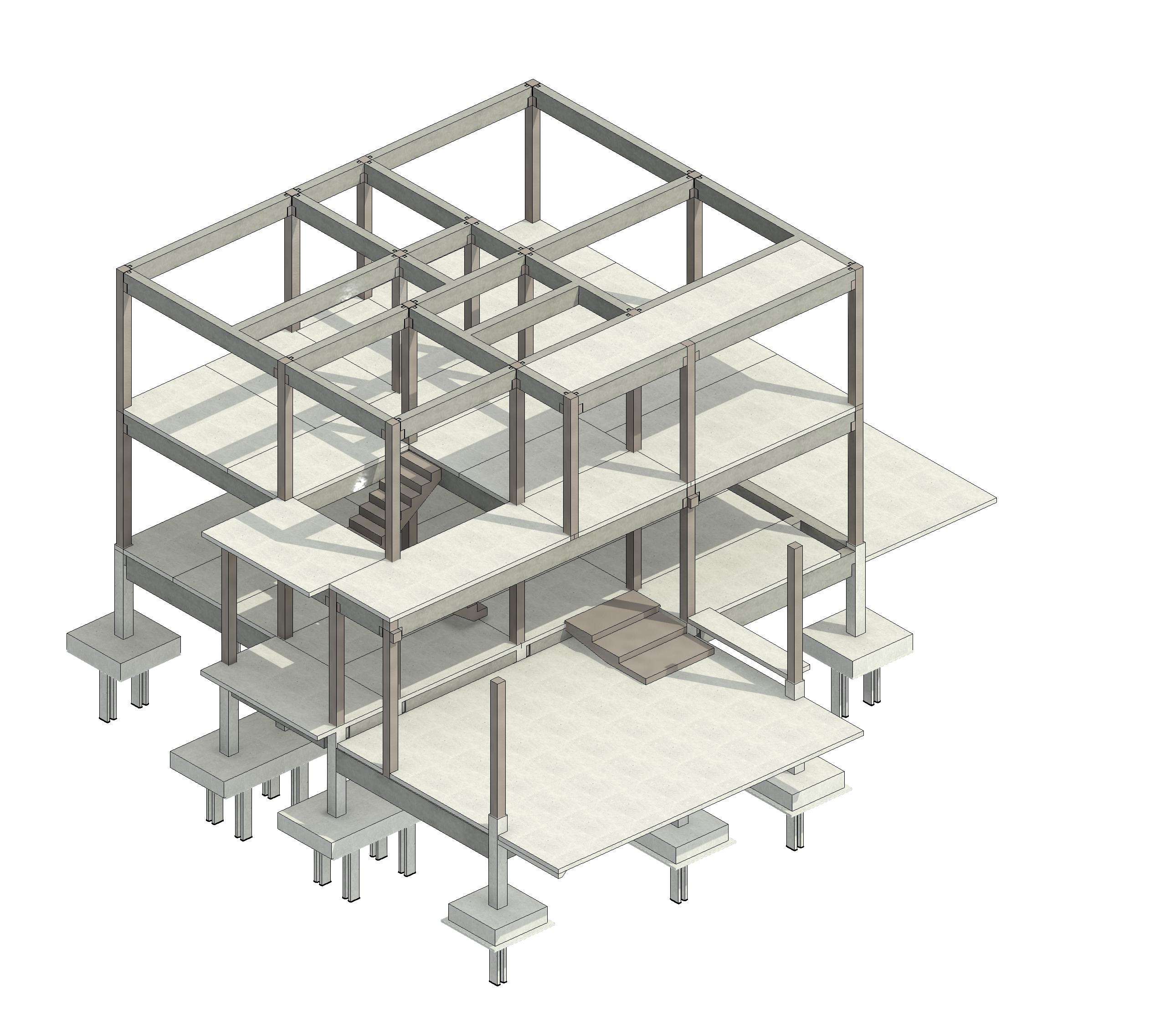 PF — Precast Structural Component frame